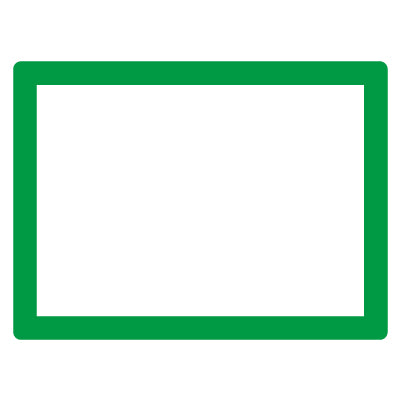 どこでもPOP A1サイズ緑（内寸594×841㎜、外寸654×901㎜）